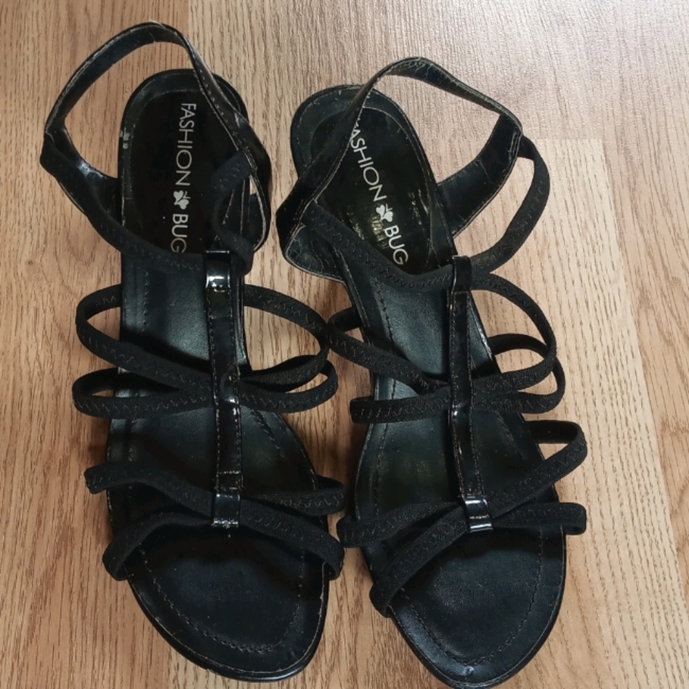 Womens Black,Fashion Bug heels